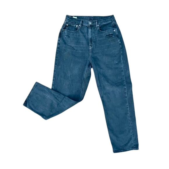 American Eagle high rise 90s retro boyfriend distressed jeans size 10x27 - Picture 1 of 5